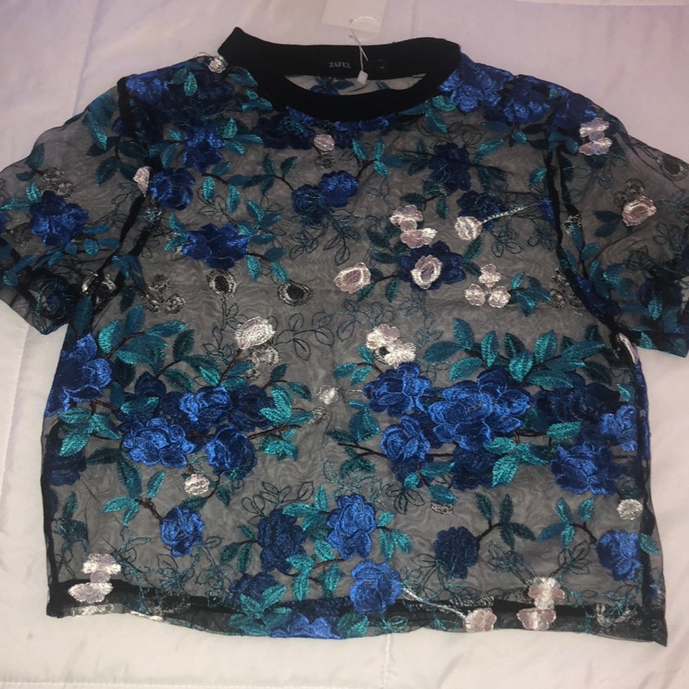 Flower Crop Top